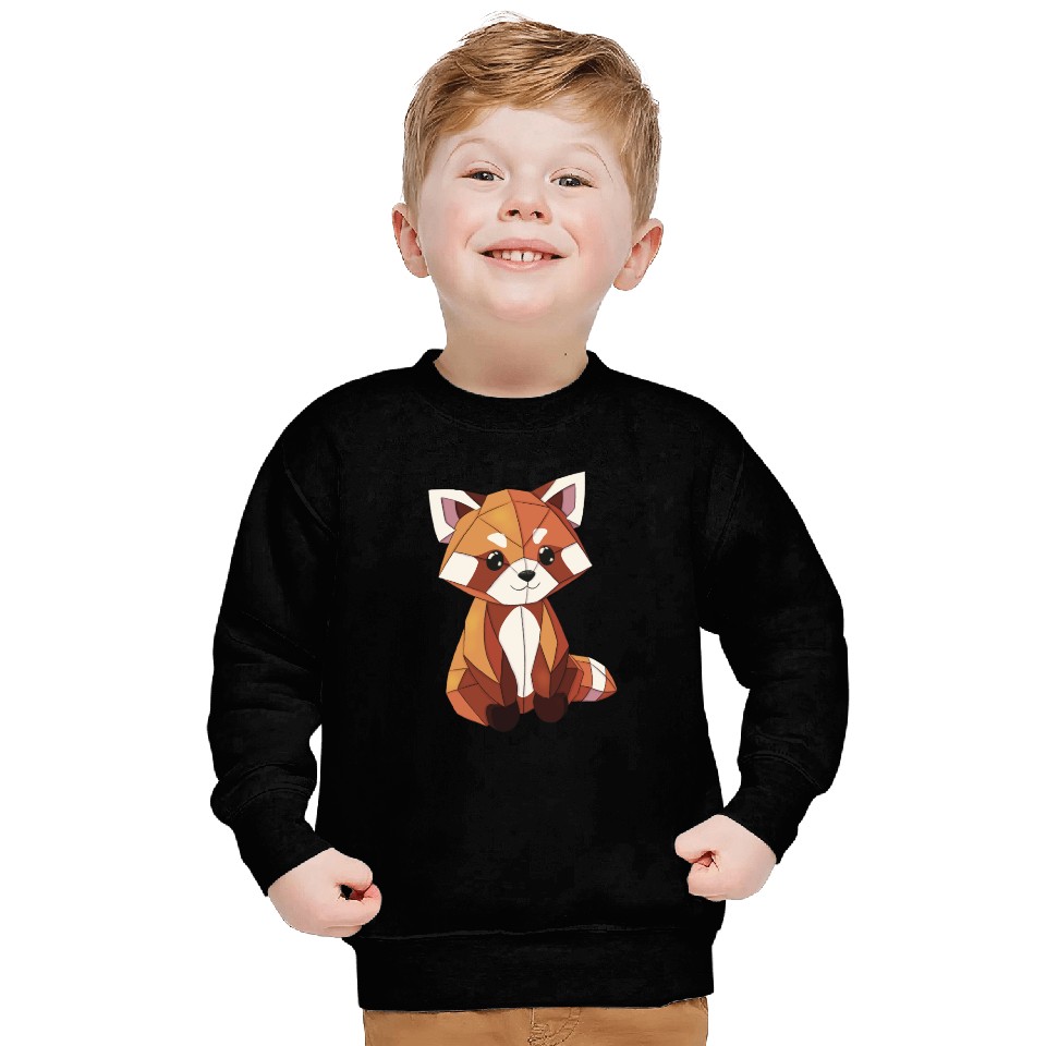 Cute red panda Sweatshirts
