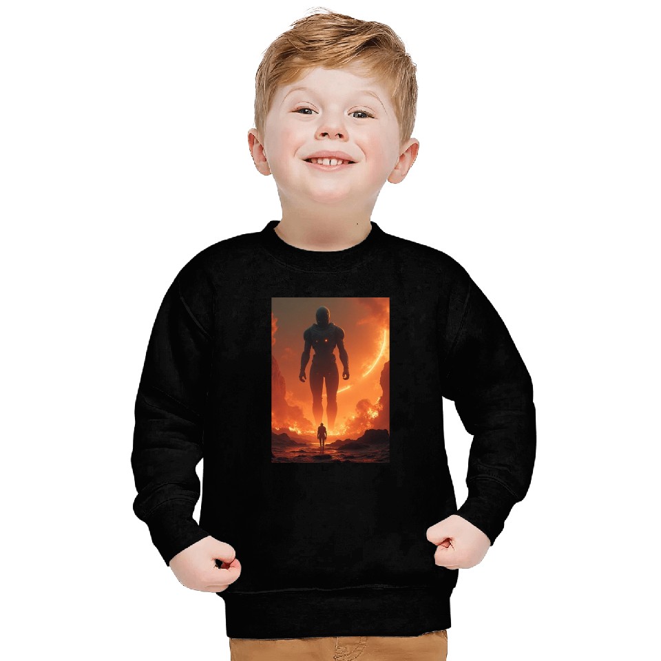 Giant Alien Overwatch Scene Sweatshirts