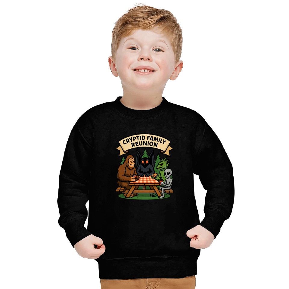 Cryptid Family Reunion Sweatshirts