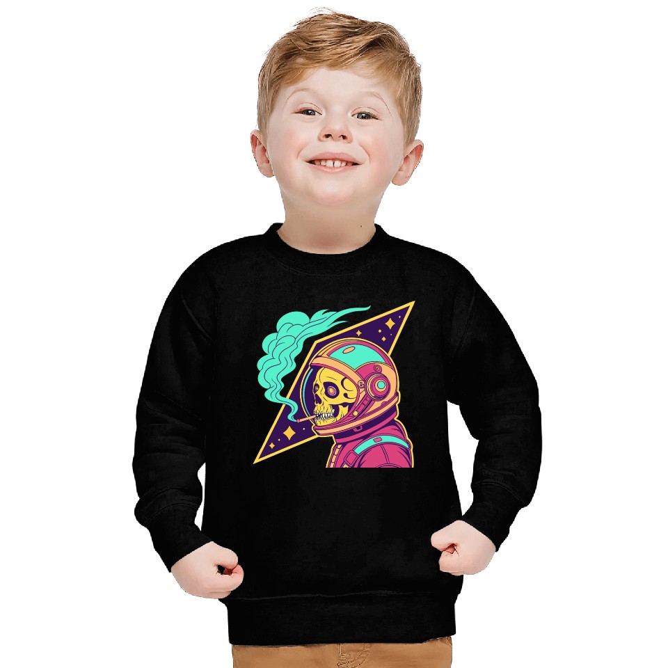 Cosmic Skull Astronaut Sweatshirts