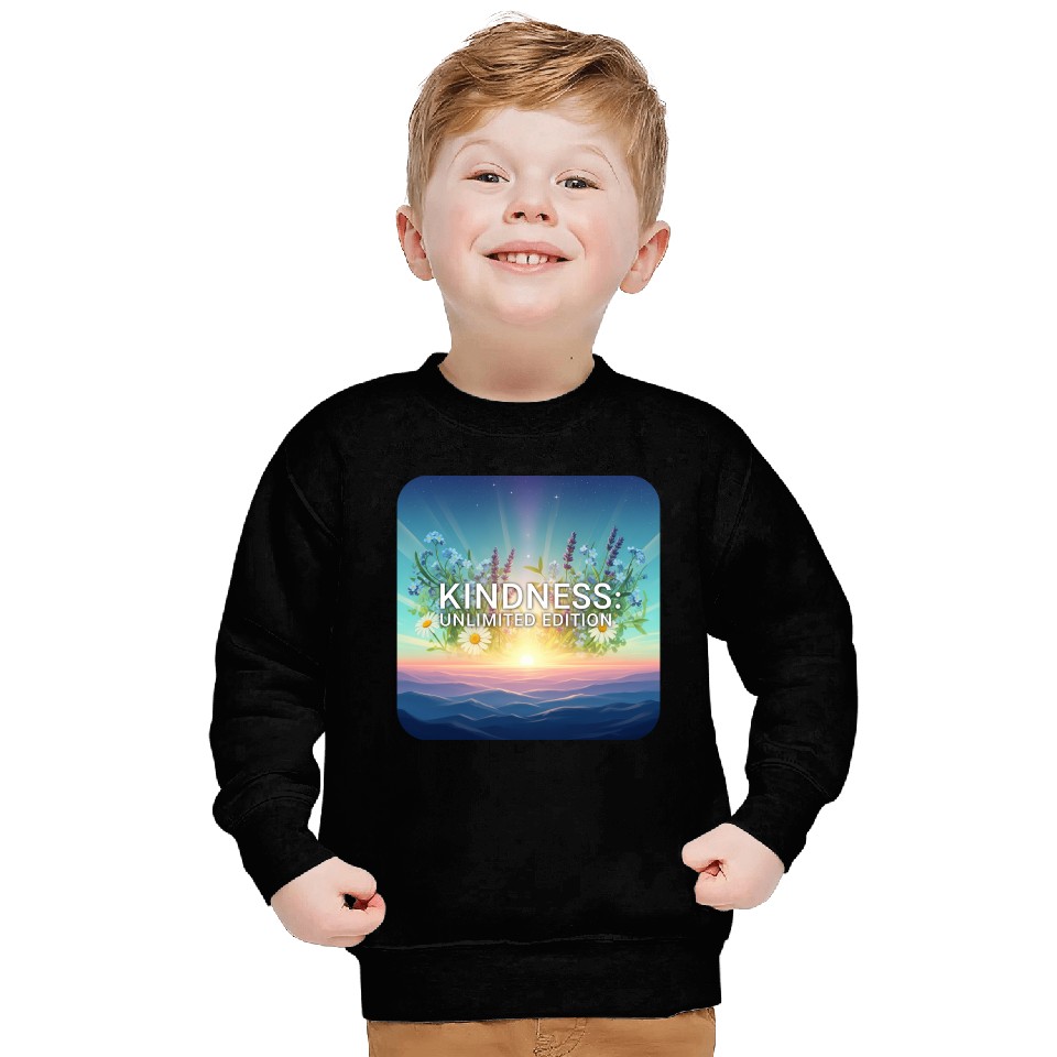 Sunrise Blooms of Kindness  Sweatshirts
