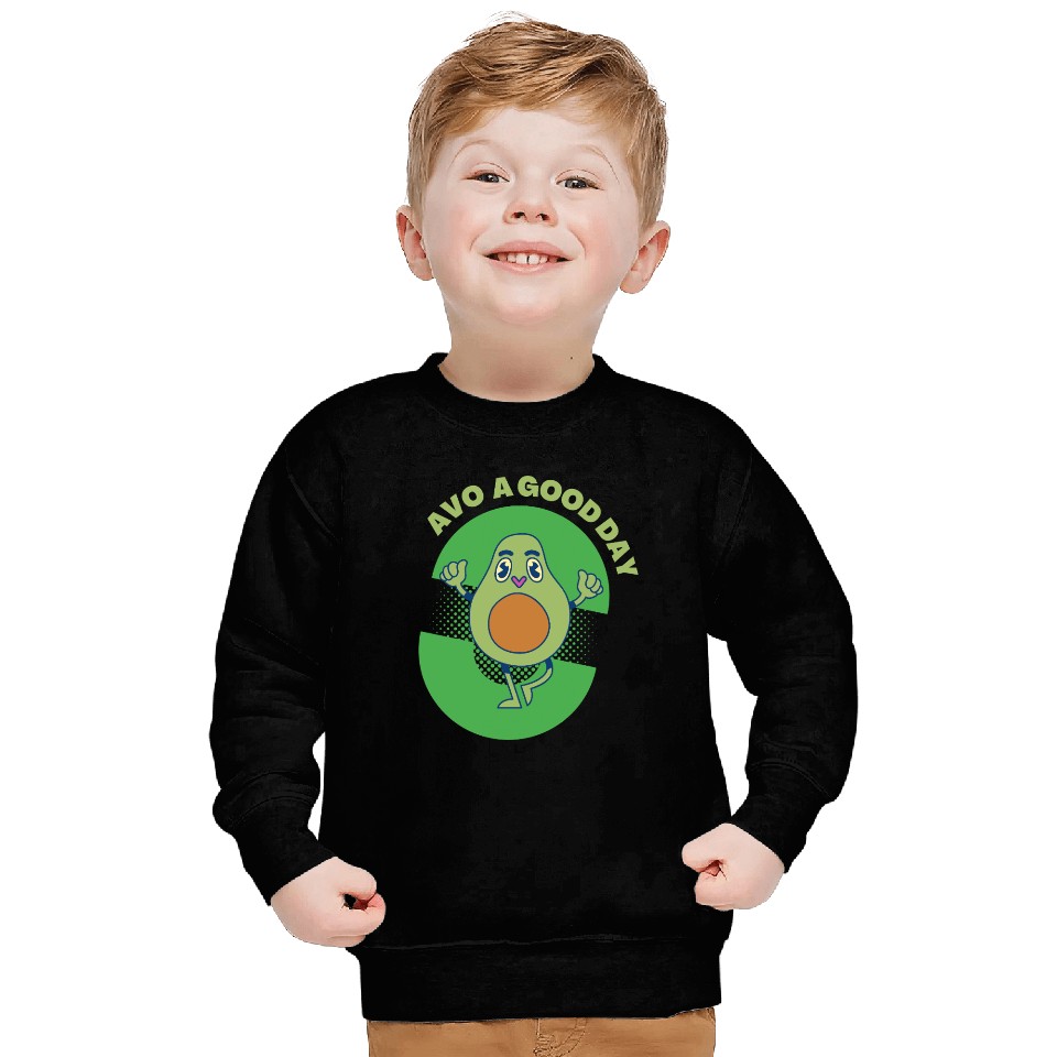 Cute Avocado Celebrating Good Day Sweatshirts