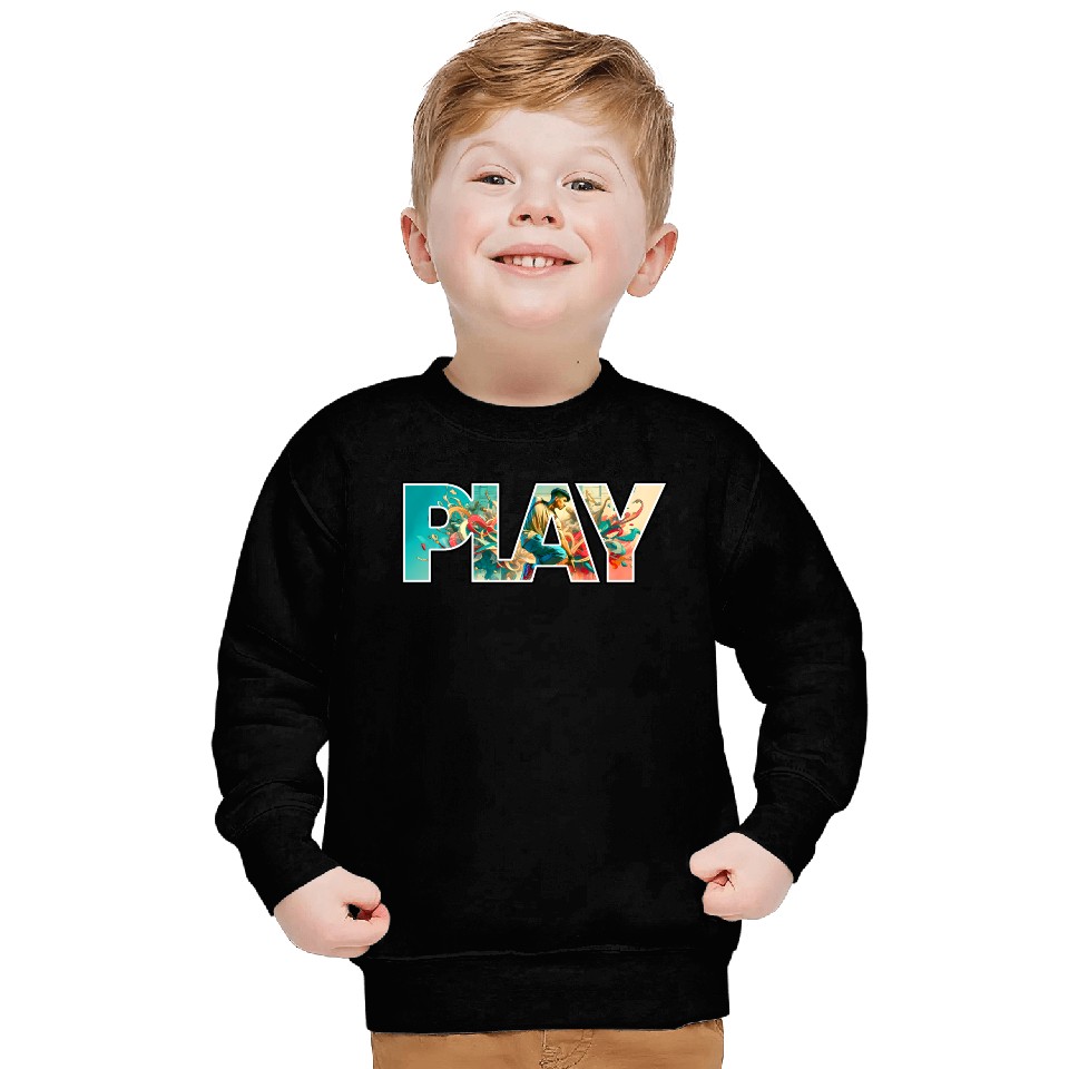Street Dance Play Logo Sweatshirts