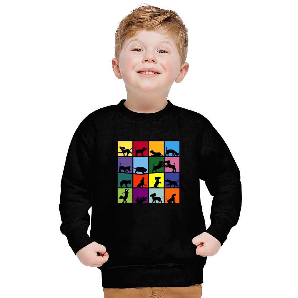 dog cube beagle Sweatshirts