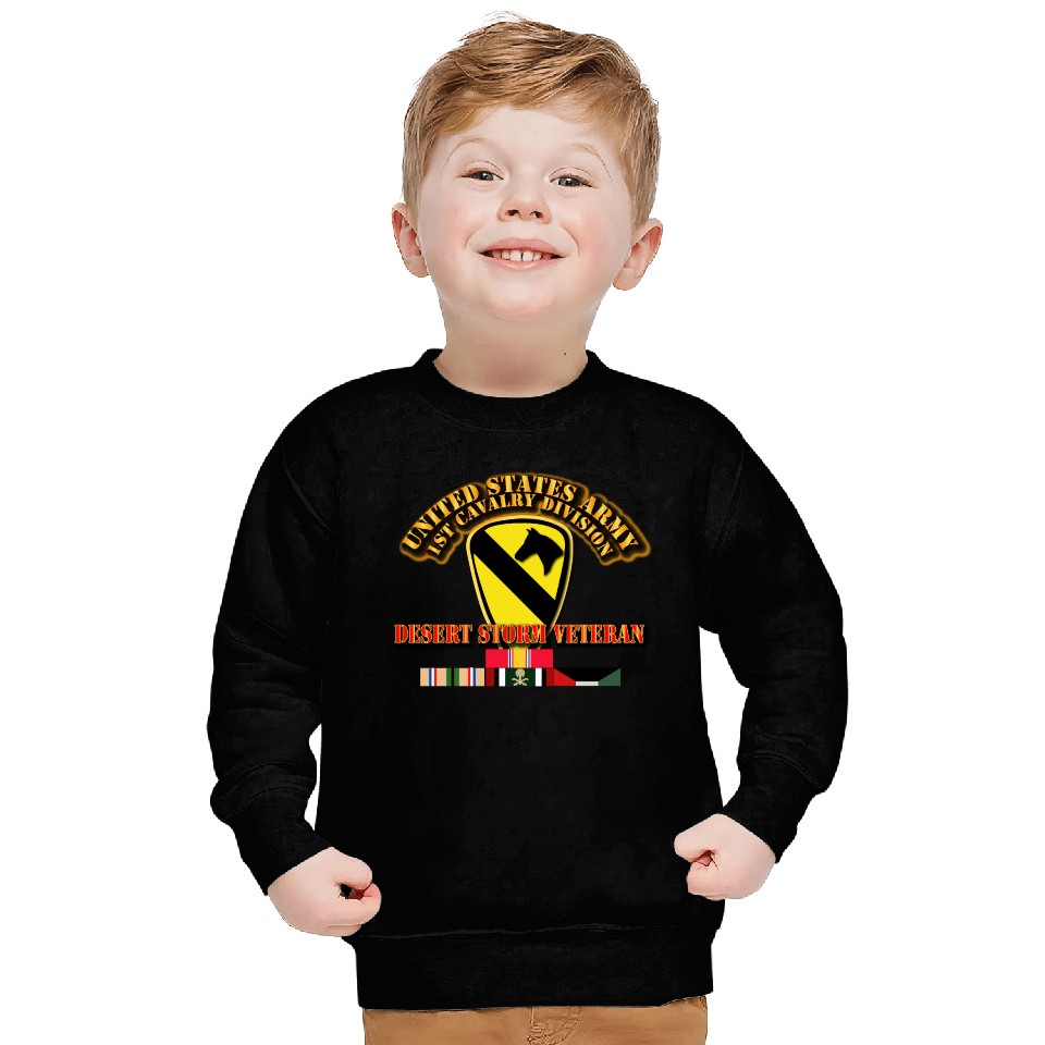Army - 1st Cavalry Division - Desert Storm Veteran Sweatshirts