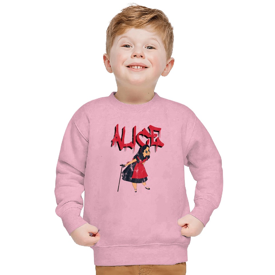 Alice In Wonderland Vs Alice Cooper - Alice Cooper - Sweatshirts