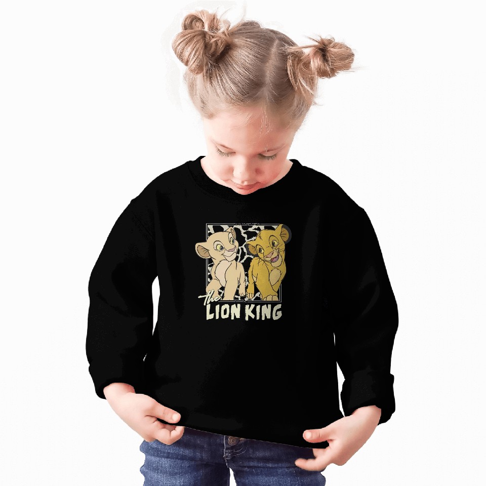 Disney Lion King Simba And Young Nala Sweatshirts