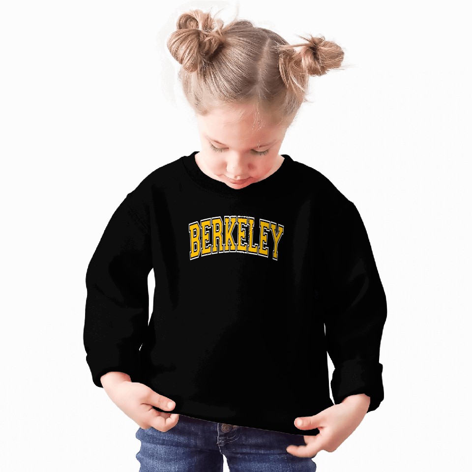 Berkeley California CA Varsity Style Amber Sweatshirt