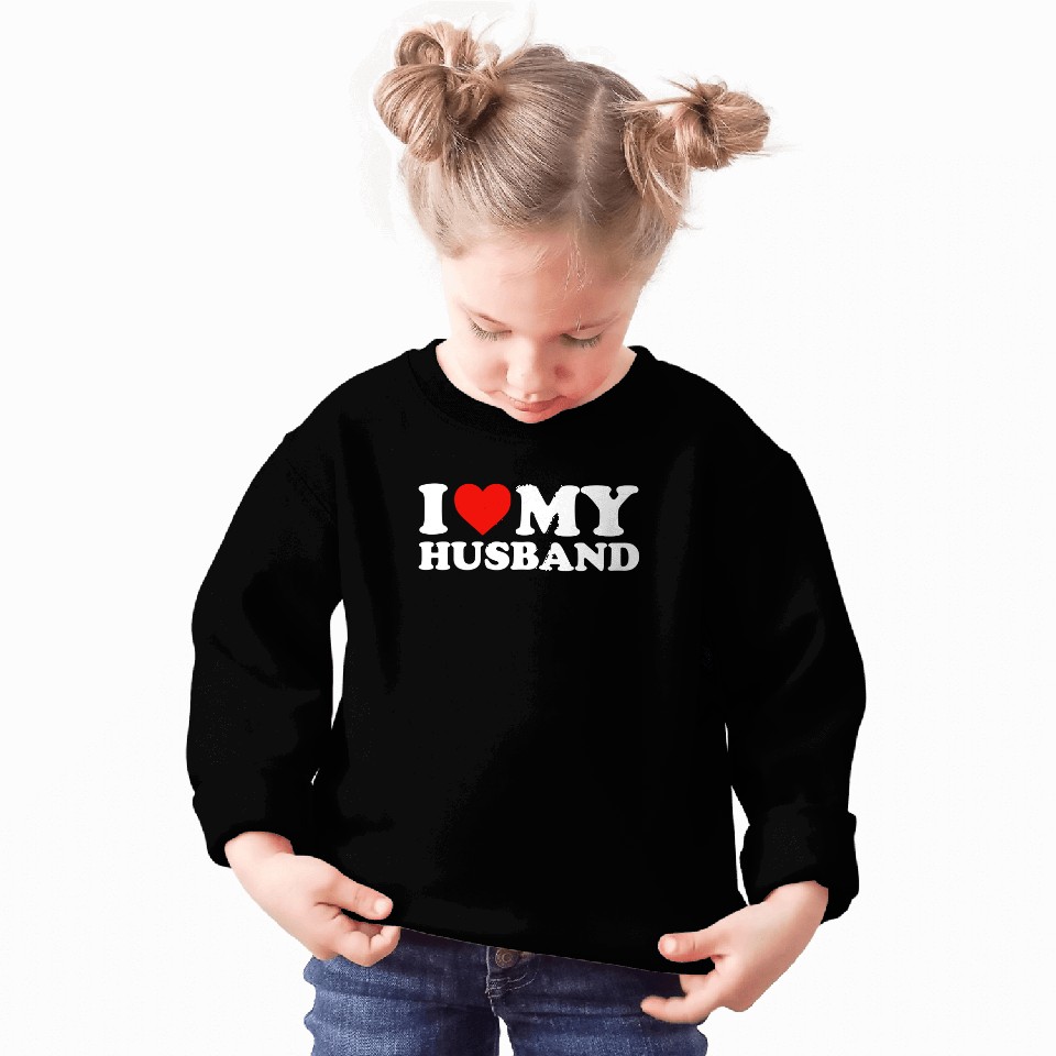 Womens I love my husband Sweatshirt