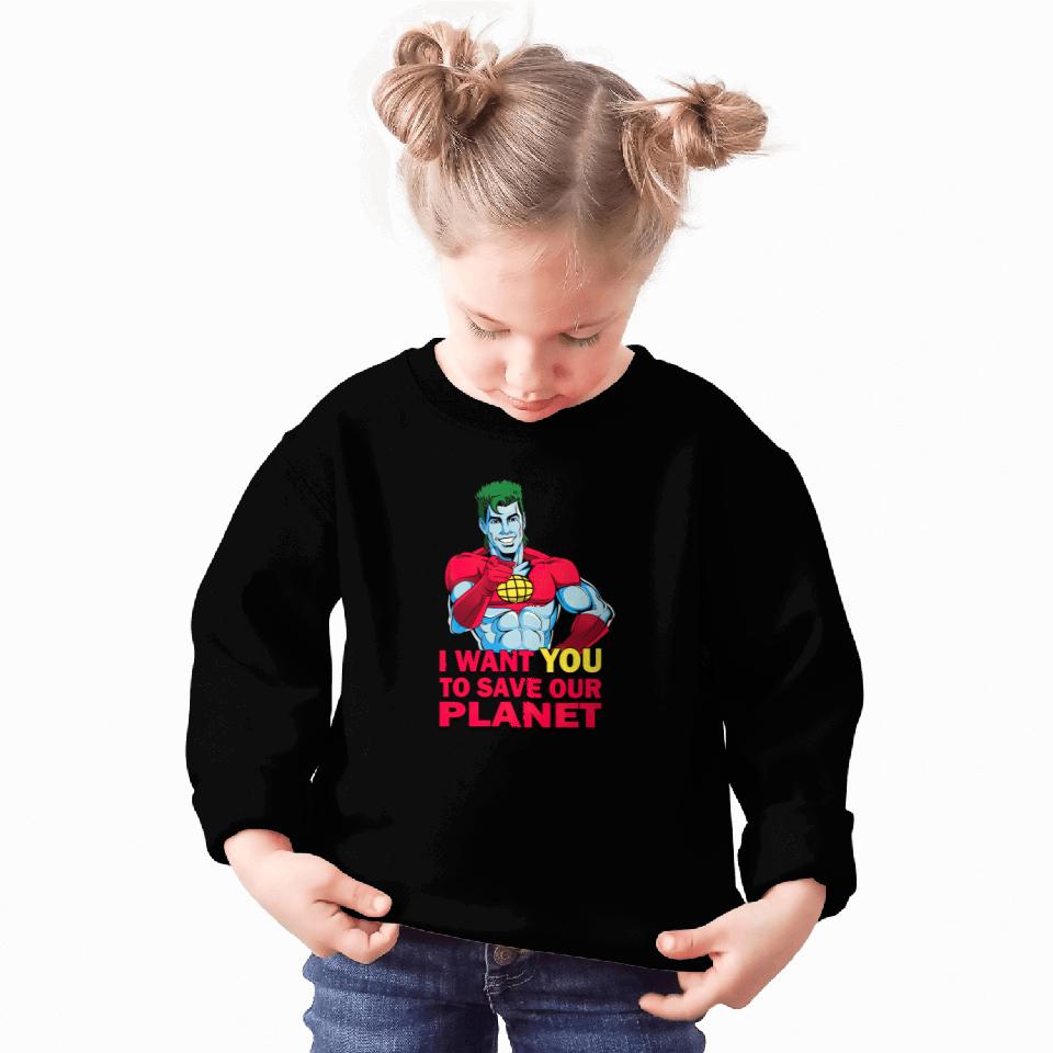 Planeteer Call - Captain Planet - Sweatshirts