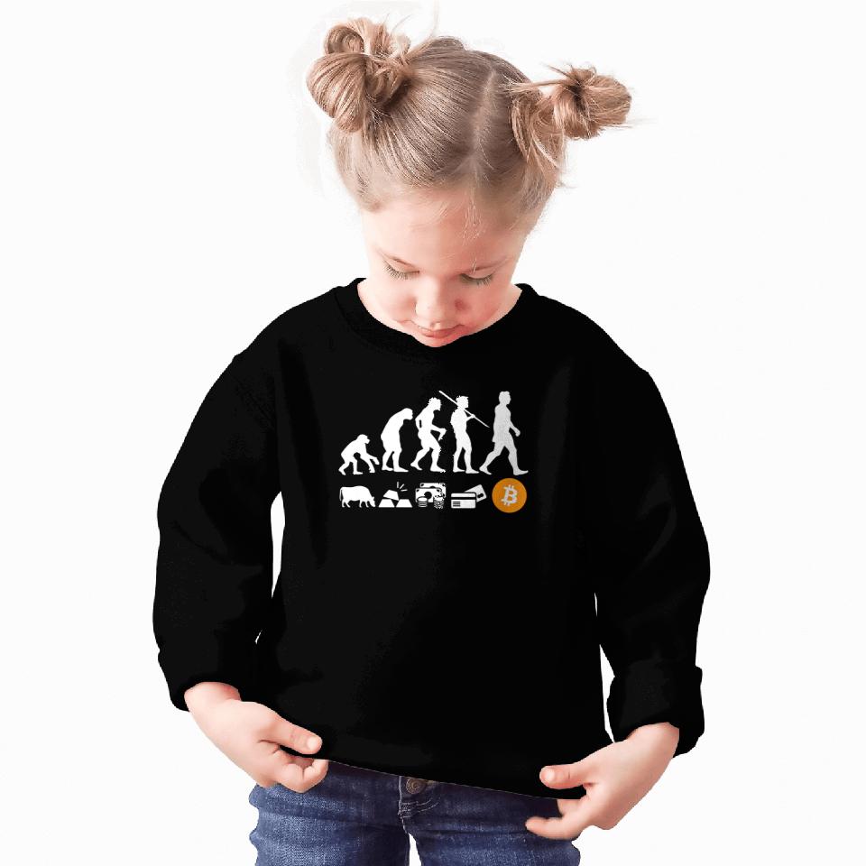 Bitcoin Evolution of Money | A BTC Crypto Sweatshirt