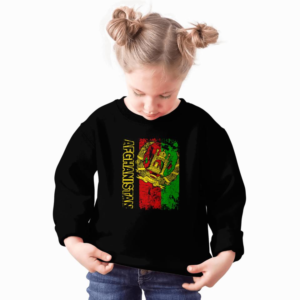 Vintage Afghanistan Flag Sweatshirt