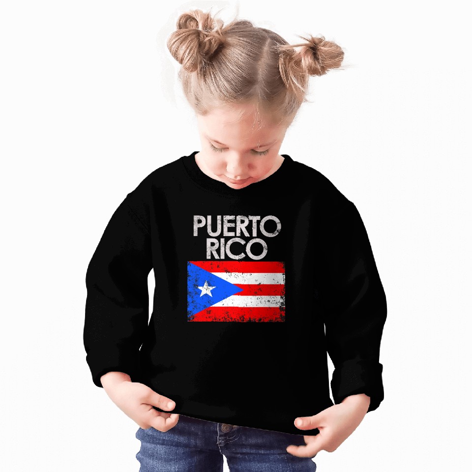 Vintage Puerto Rico Rican Flag Sweatshirt