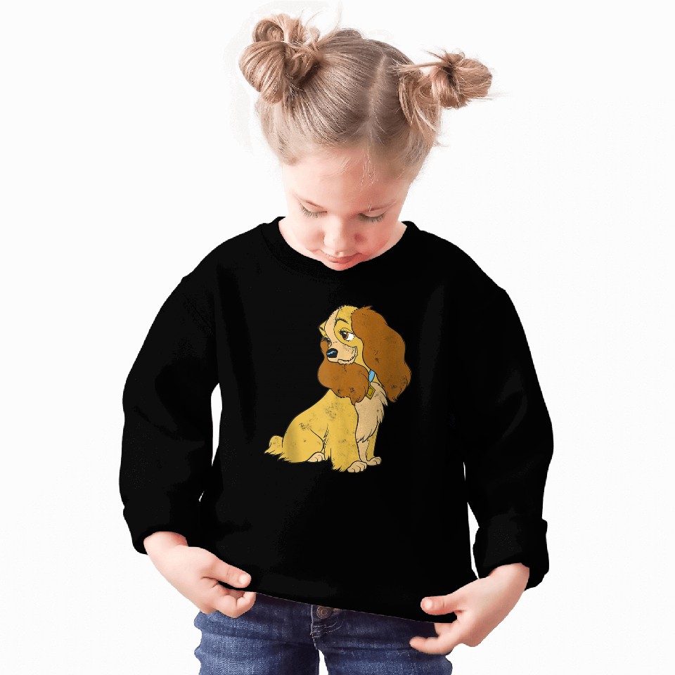 Disneyss Lady And The Tramp Lady Simple Portrait Sweatshirts