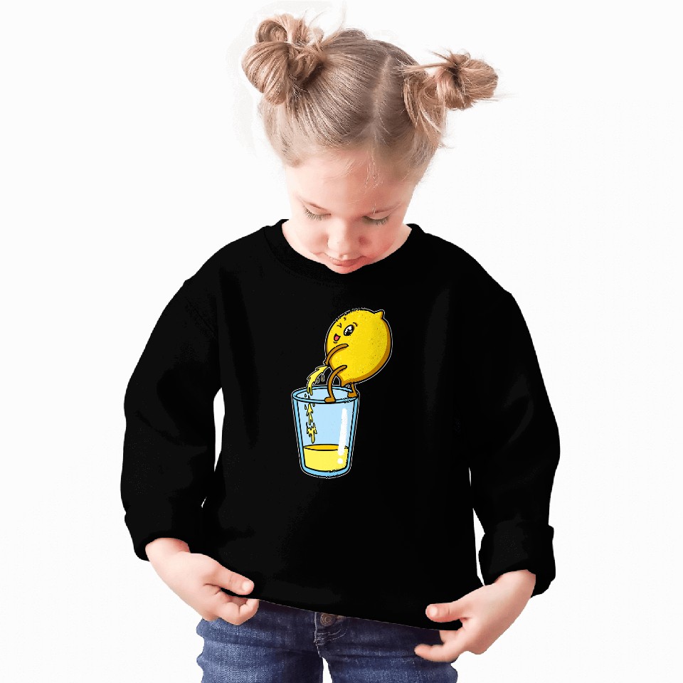 Funny Humor Citrus Lemon Lemonade Making Sweatshirts