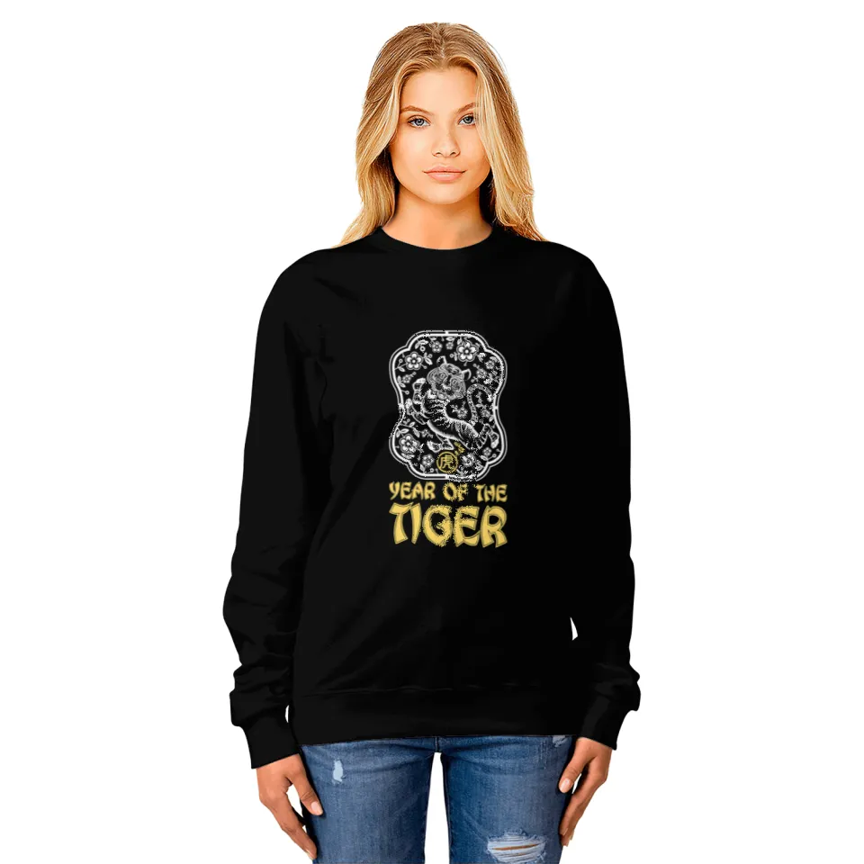 Tiger Gift Year of The Tiger Chinese Zodiac Lunar New Year Men Women 1 Sweatshirts