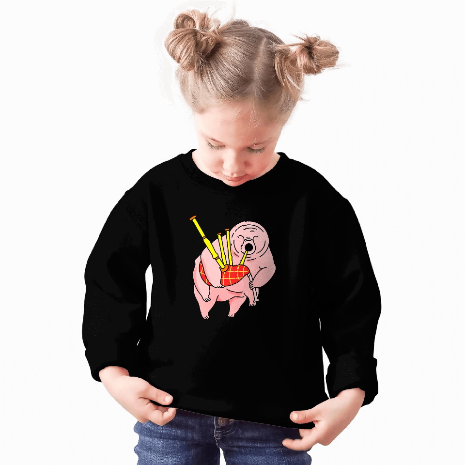 Teacher Job Tardigrade Playing Bagpipes Microbiologist Sweatshirts