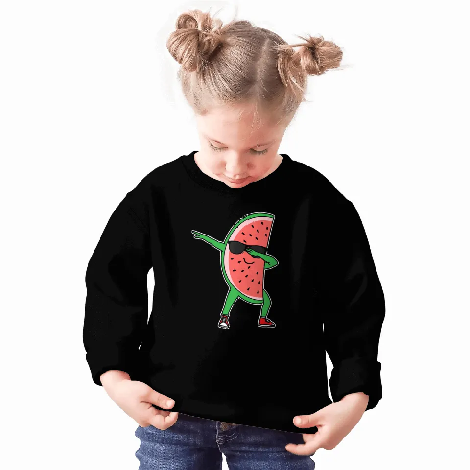 Dabbing Watermelon Kawaii Dab Summer Fruit Melon Sweatshirt