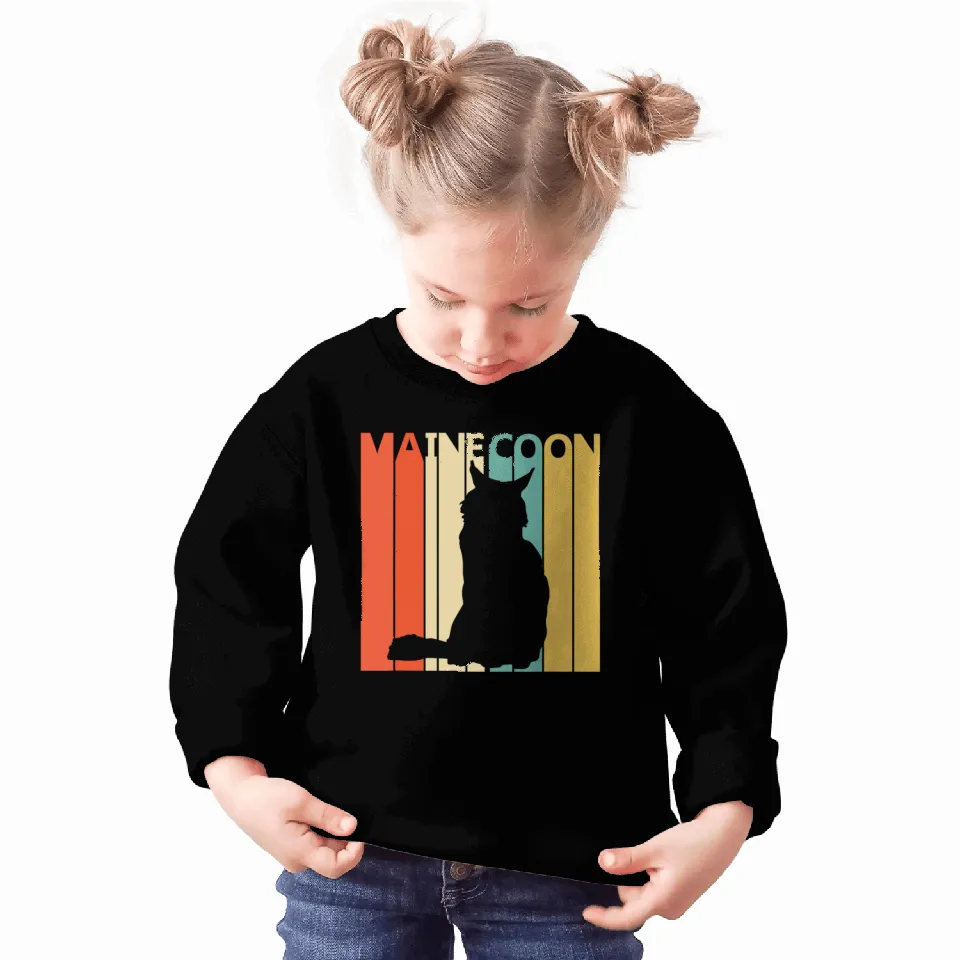 Vintage Maine Coon Cat Sweatshirt