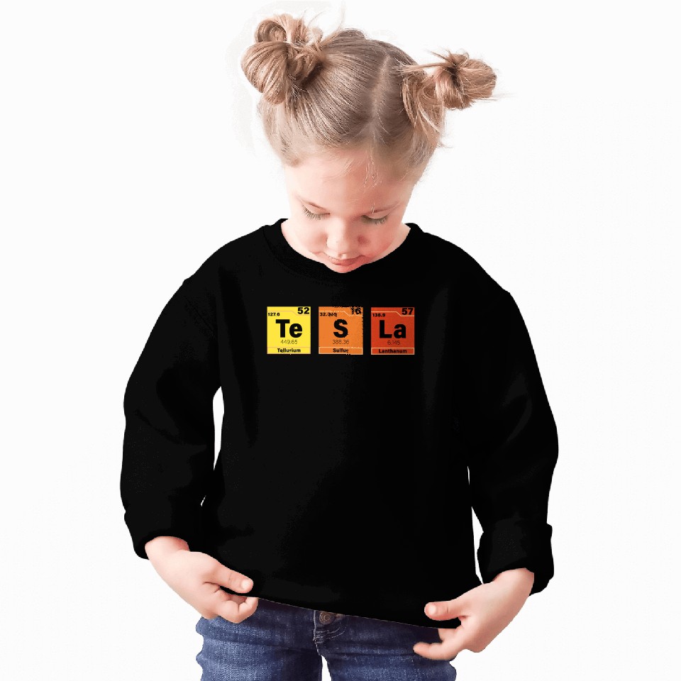 Tesla Periodic Table Te S La Sweatshirt