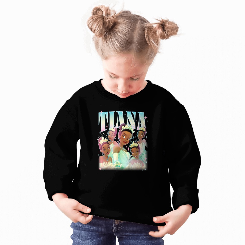 Disneyss The Princess And The Frog Beautiful Tiana Portraits Sweatshirts