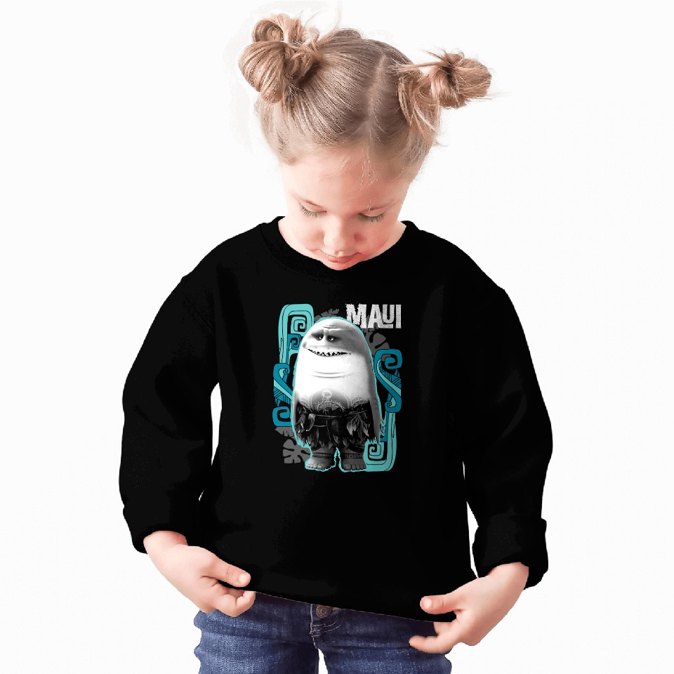 Disney Moana Maui Half Shark Sweatshirts