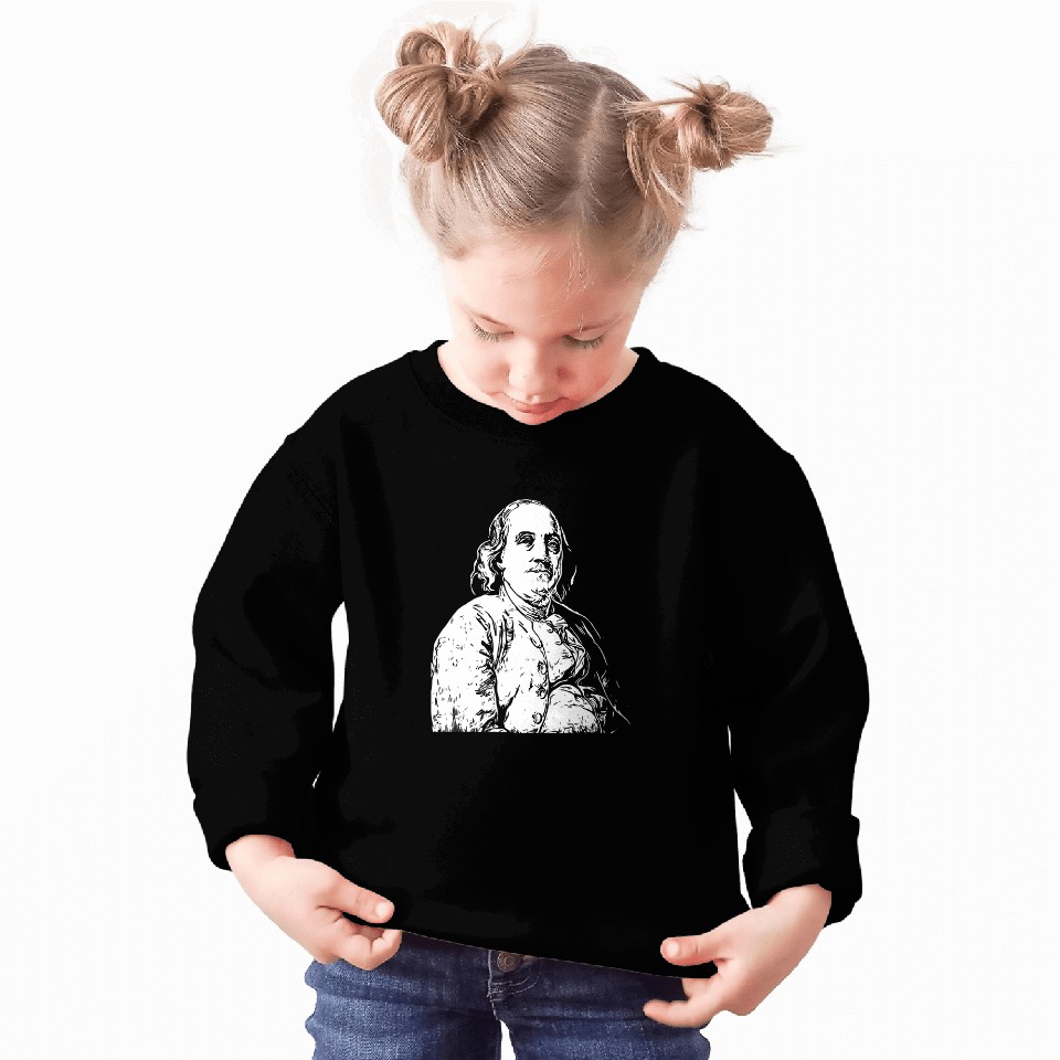 Benjamin Ben Franklin American Revolution Art Tee Sweatshirts