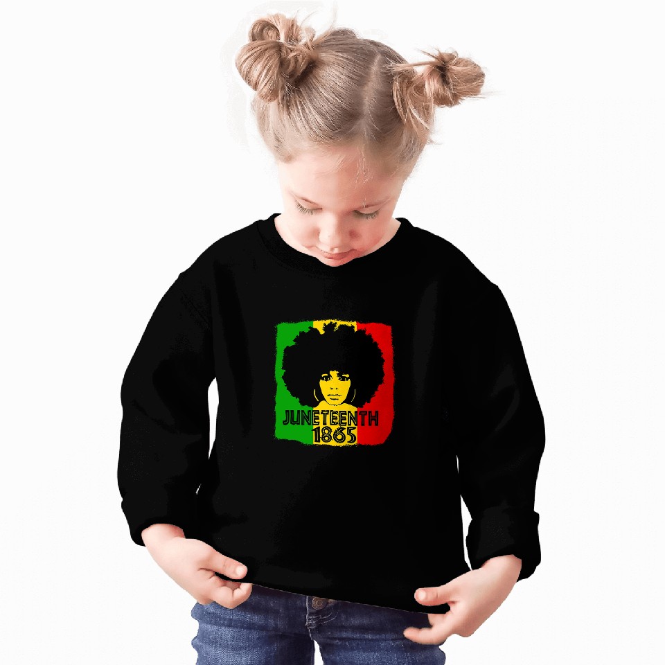 Afro Diva Juneteenth Freeish since 1865 Sweatshirts