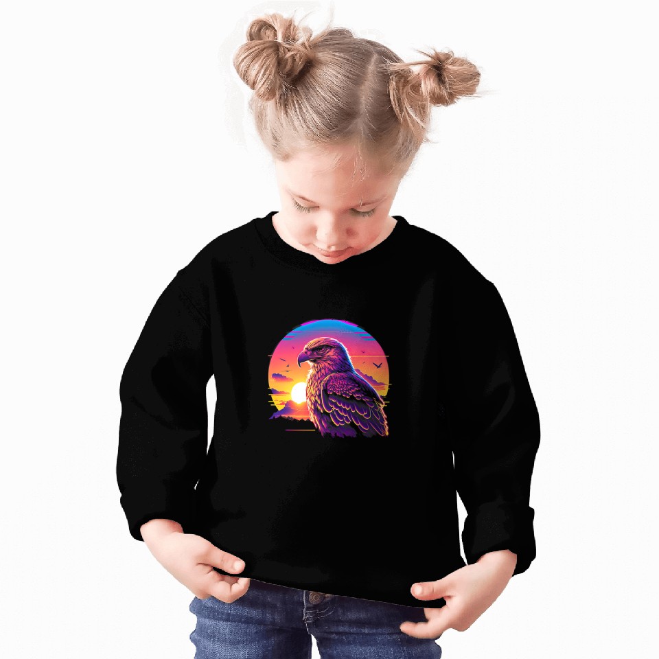 Retro Aesthetic Hawk Sweatshirts