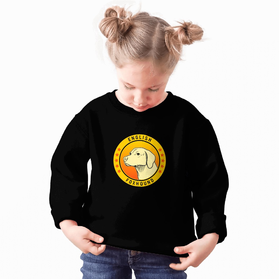 English Foxhound Dog Portrait Sweatshirts