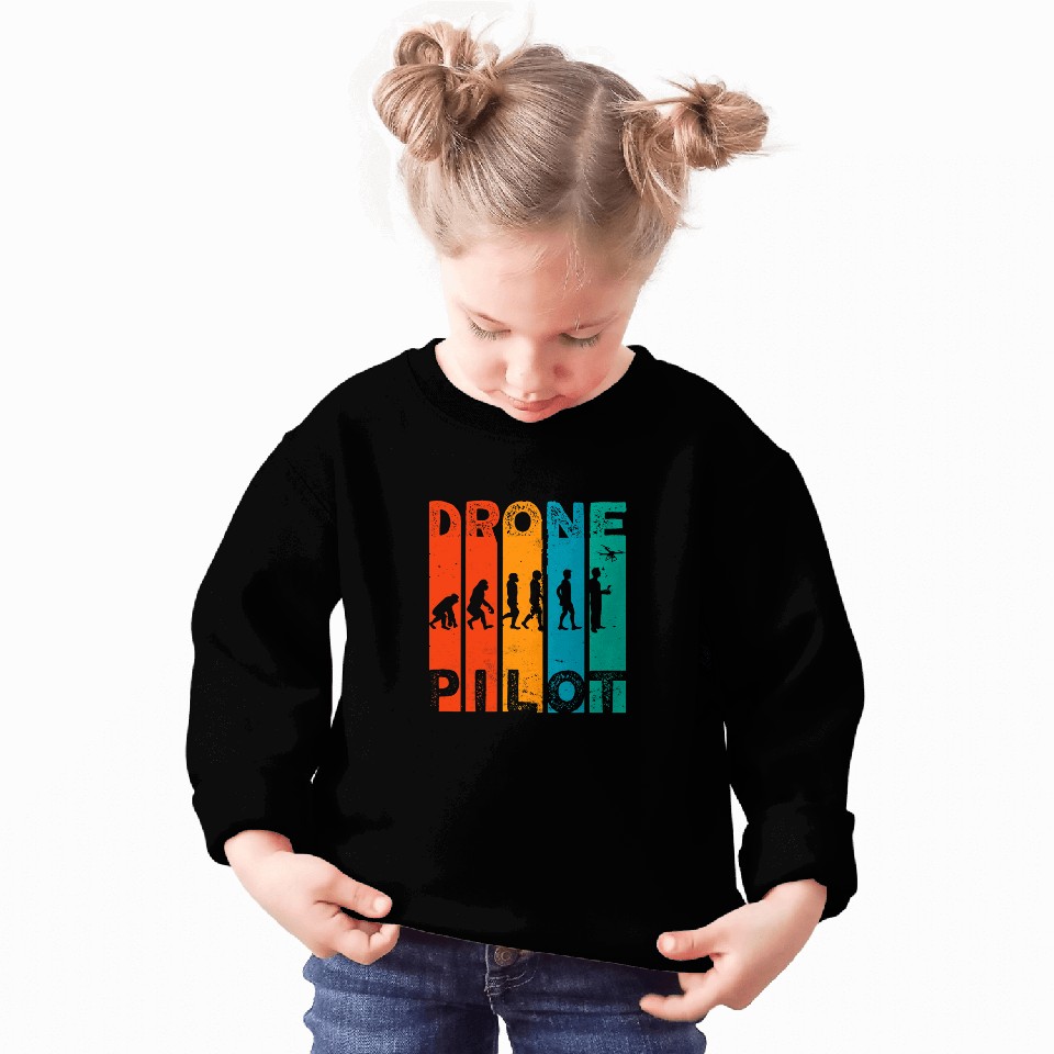 Drone pilot evolution Funny Drone pilot Drone Evolution Sweatshirts