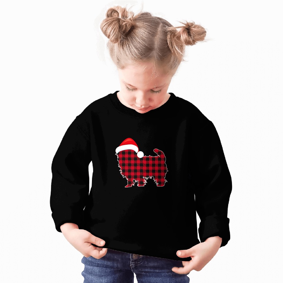 Dog Havanese Red And Black Christmas buffalo plaids Havanese Dog Sweatshirts