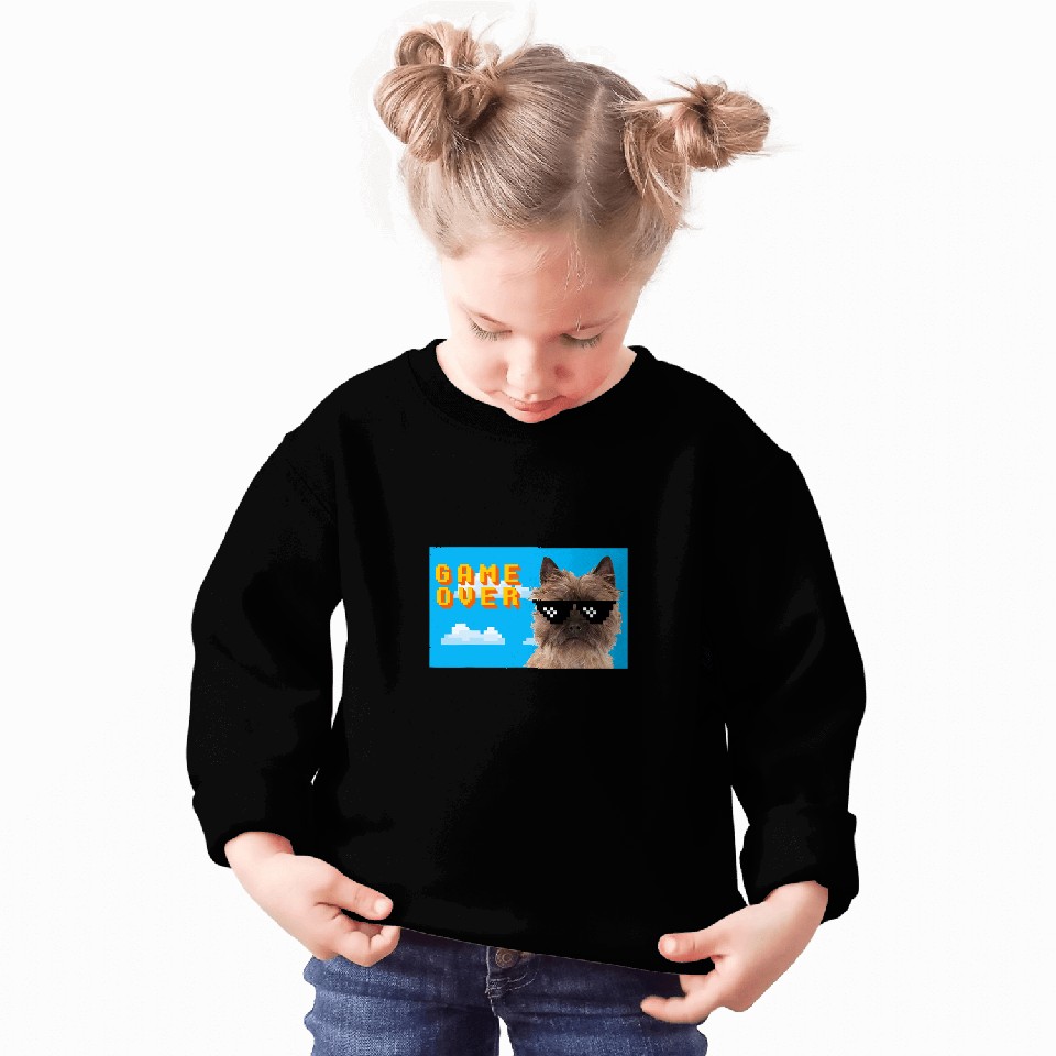 8Bit Game Over Cairn Terrier Sweatshirts