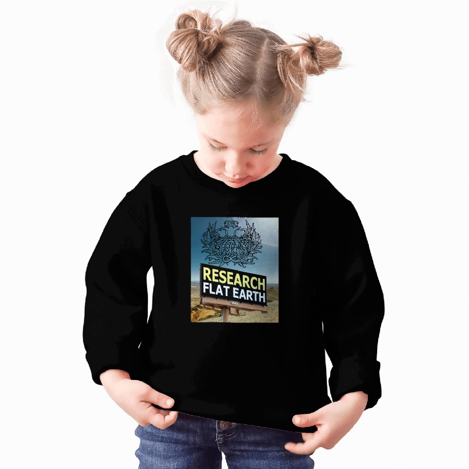 Penguin Pet Research Flat Earth IPS Penguin Billboard Sweatshirts