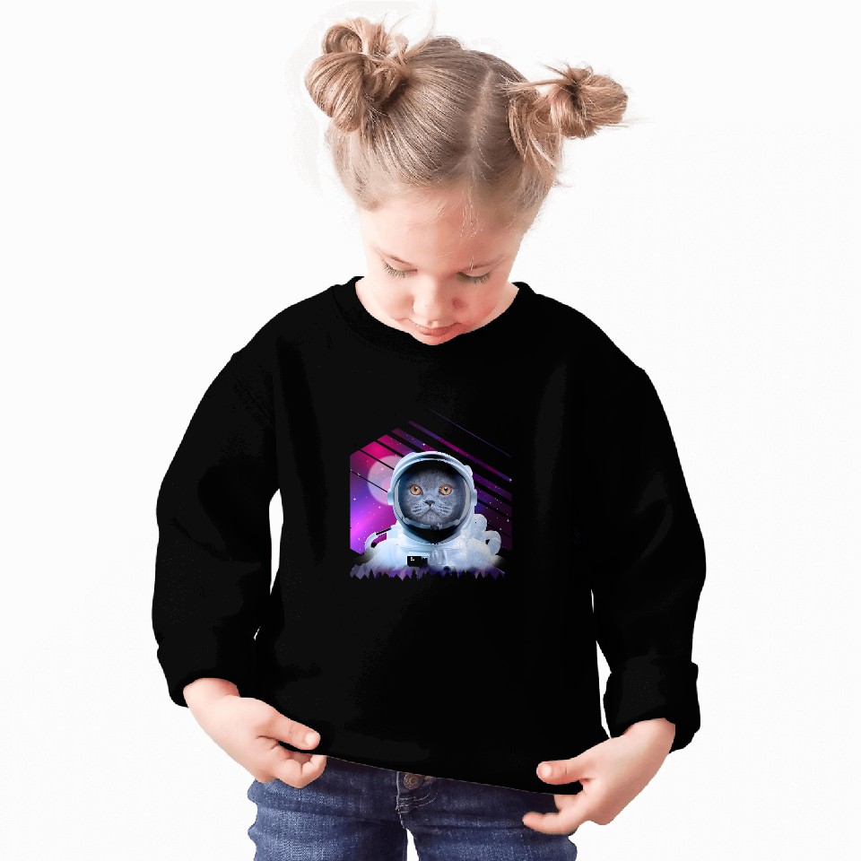 Astronaut Cat Astronomy Galaxy Cat Astronaut Sweatshirts