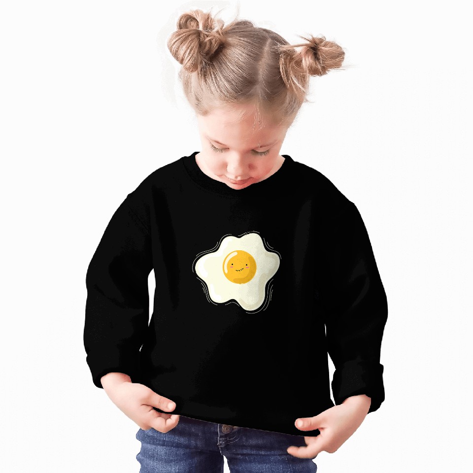 Lacrosse Gift Kitchen and Cooking Fried Egg is Happy Sweatshirts