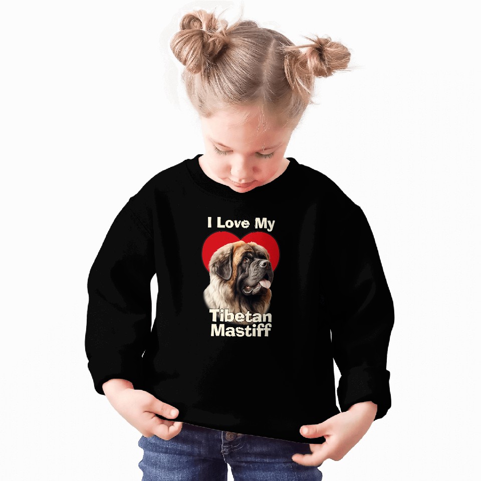 I Love My Tibetan Mastiff Puppy Dog Sweatshirts