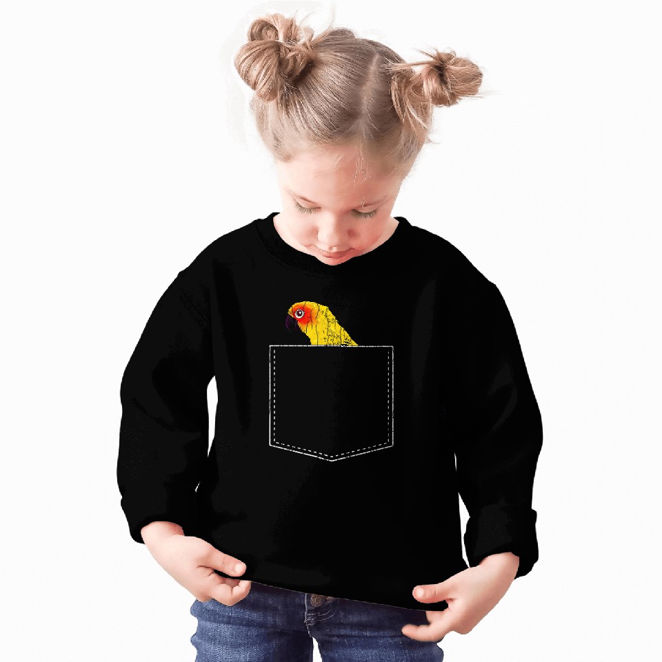 Pocket Parrot Funny Birds Watching Owner Watcher Graphic Sweatshirts