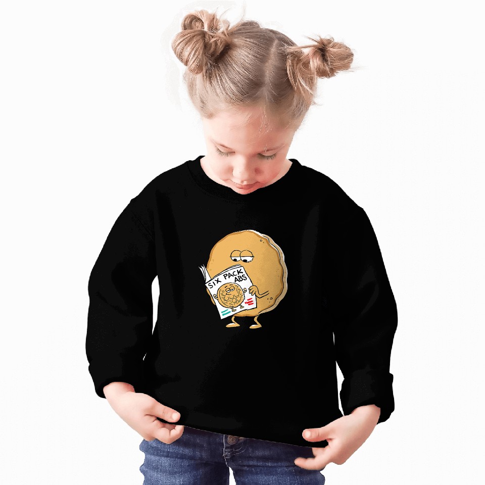 Six Pack Abs Pancake Waffle Sweatshirts