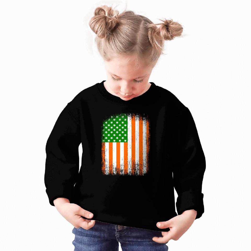 Irish American Flag Sweatshirts