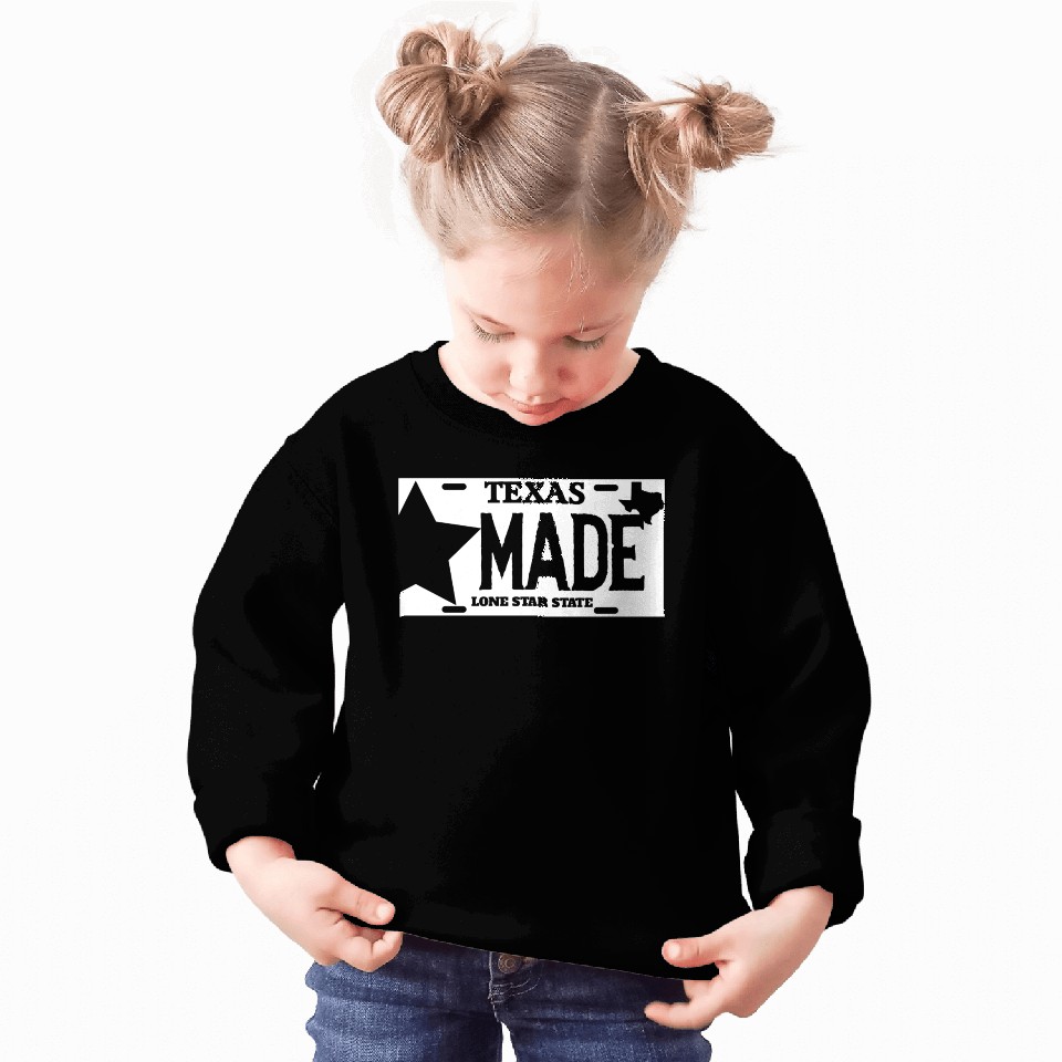 Texas - texas made lone star license plate Sweatshirts