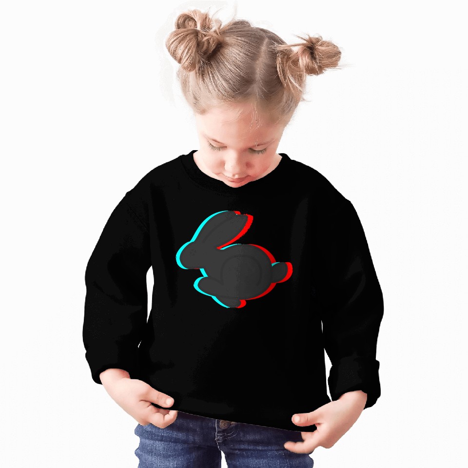 3D Rabbit Sweatshirts