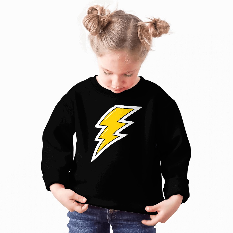 Yellow Lightning, lightning bolt Sweatshirts