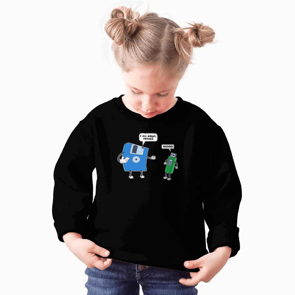 Computer Engineering Father & Son Floppy Disk Gift Sweatshirts