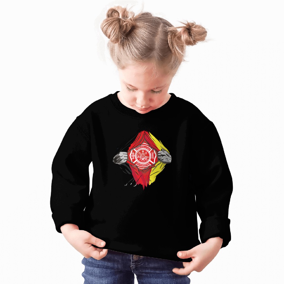 German Volunteer Fire Brigade Firefighter Sweatshirts