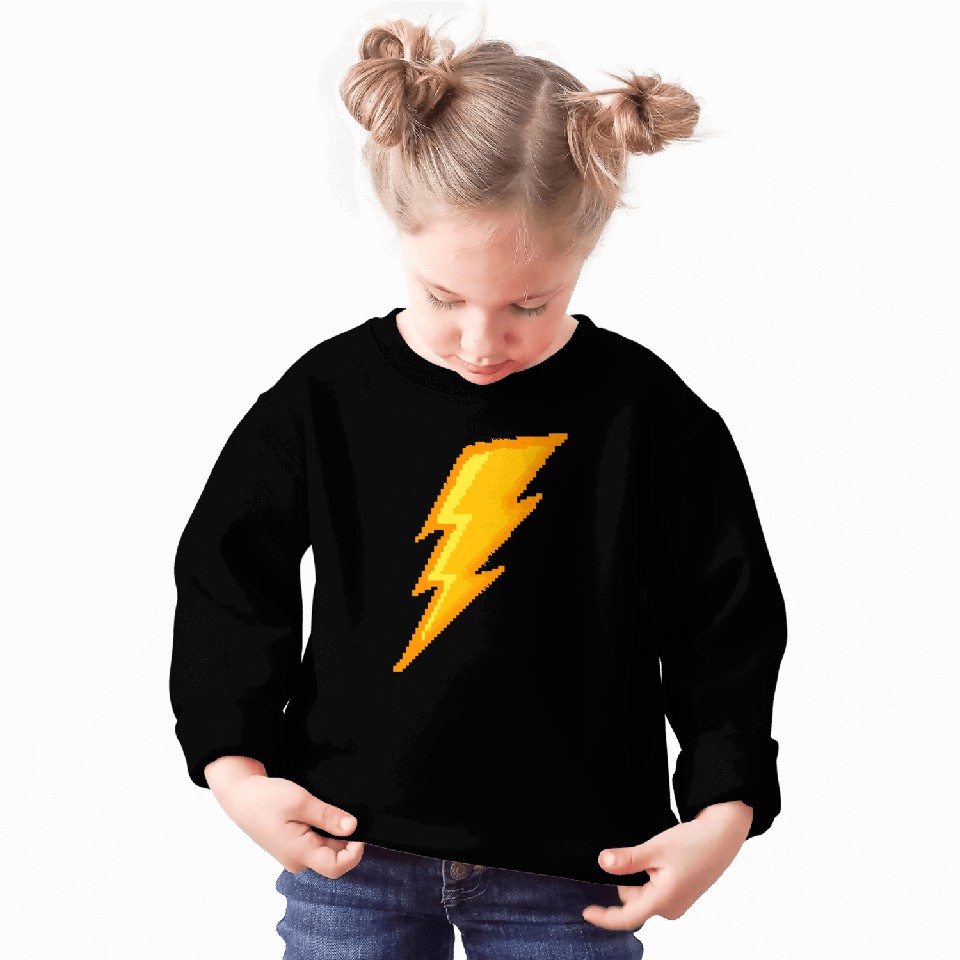 Lightning bolt Pixel Sweatshirts