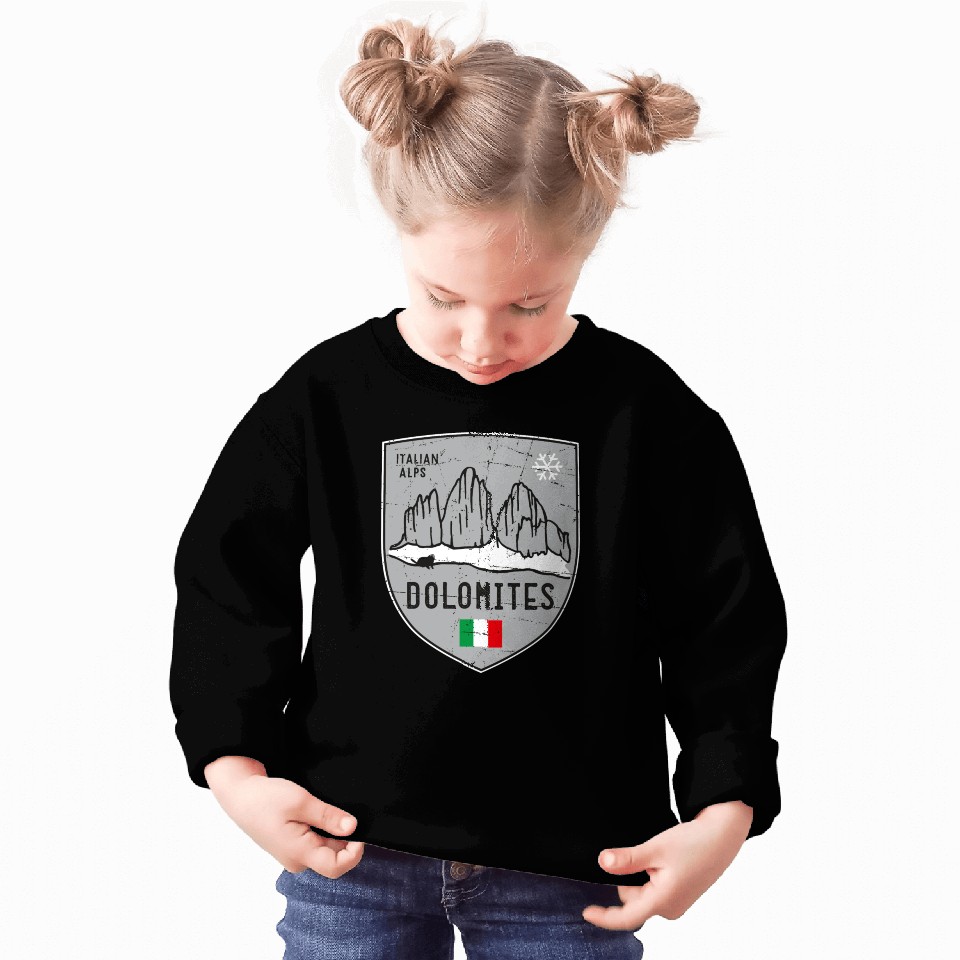 Dolomites Italy Emblem Sweatshirts