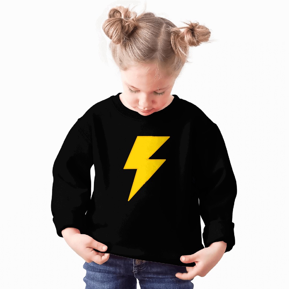 yellow lightning bolt Sweatshirts