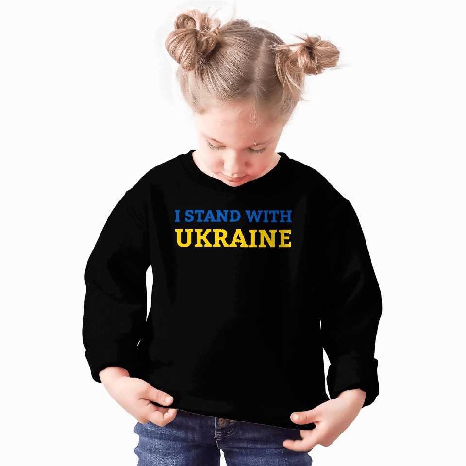 "I stand with Ukraine" Support & Solidarity Sweatshirts
