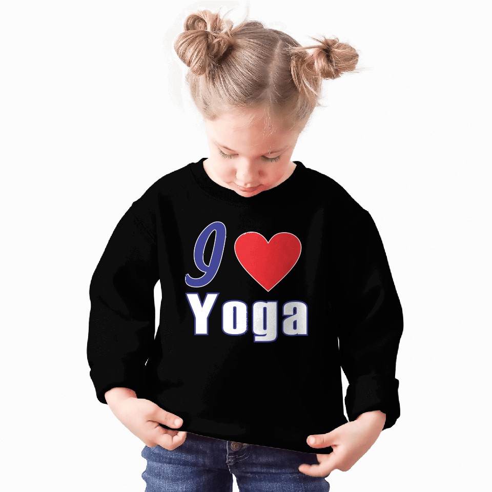 i love yoga Sweatshirts